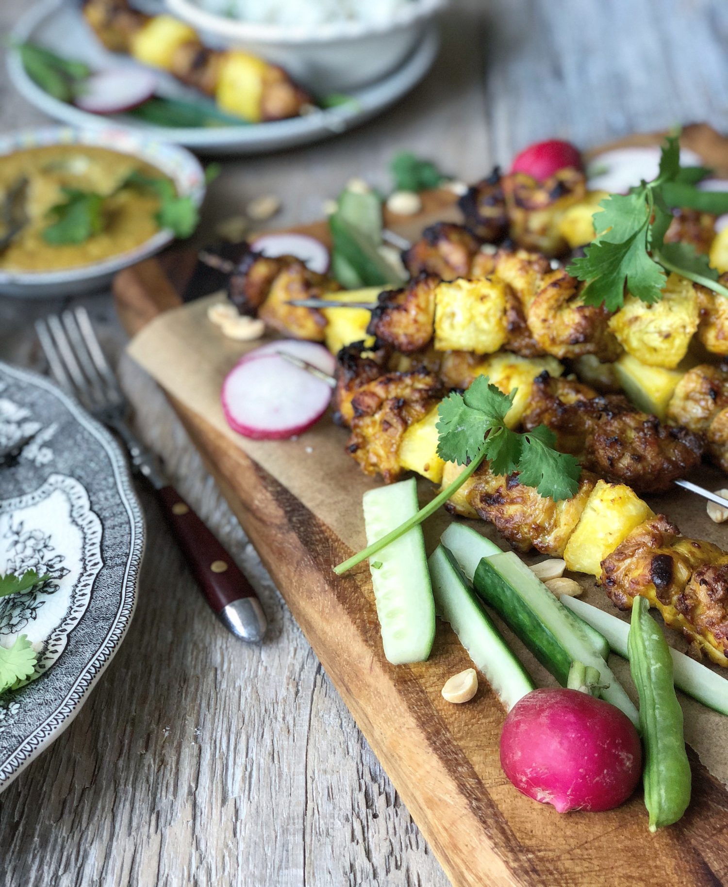 Chicken and Pineapple Satay